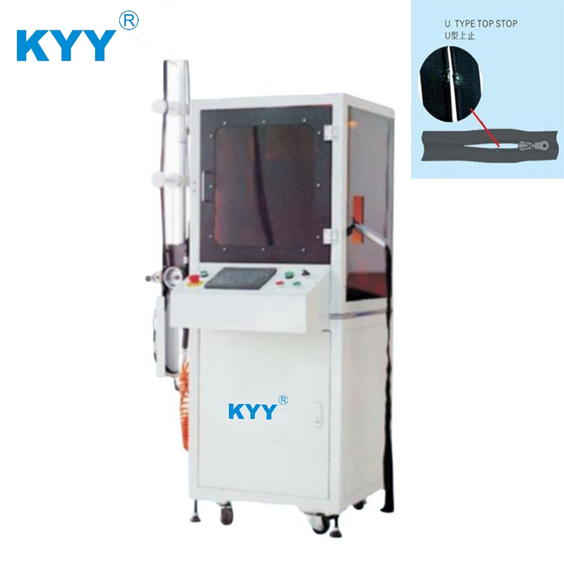 KYY Auto NC Nylon Wire Top Stop Welding Zipper Making Machine