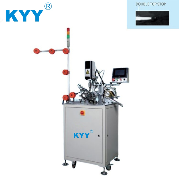KYY Full-auto Invisible Nylon U Type Top Stop Zipper Machine