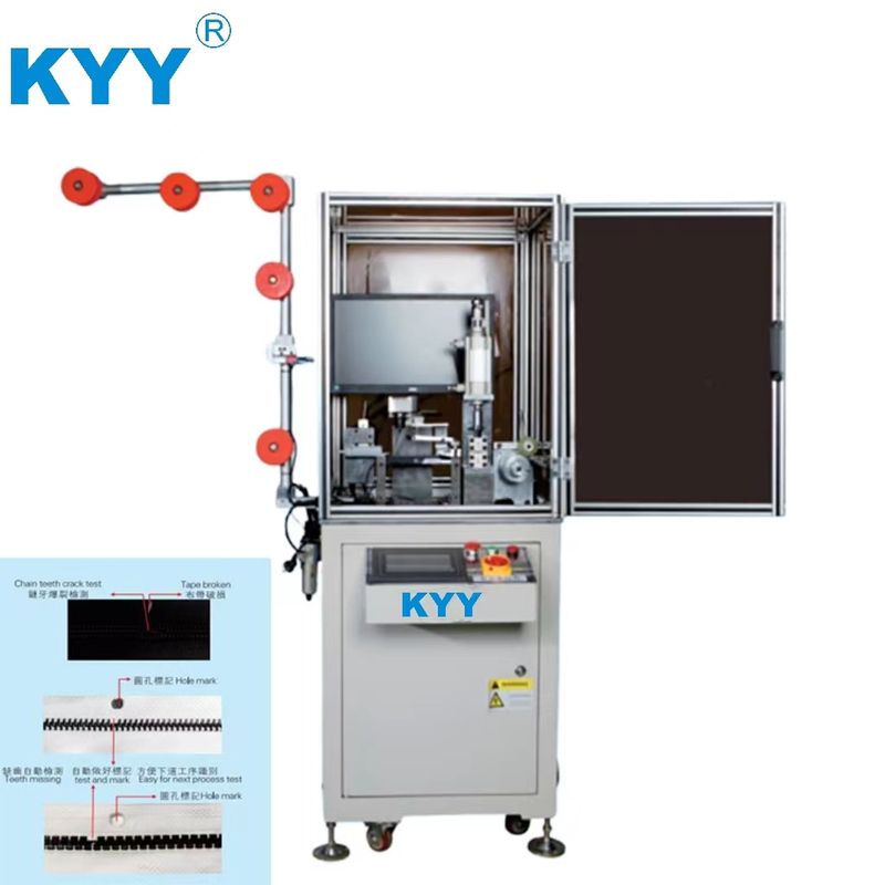 KYY Delrin Plastic Resin Long Chain Zipper Detecting Test Machine