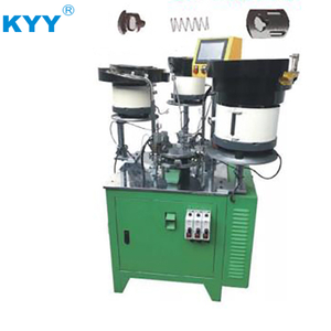 KYY High Quality Three in One Plastic Metal cord Stopper Spring Button Assembly Making Machine