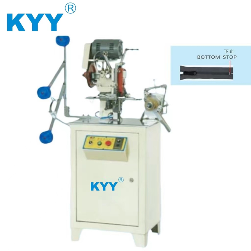 KYY Full-auto Nylon Zip Bottom Stop Machine Wire Type