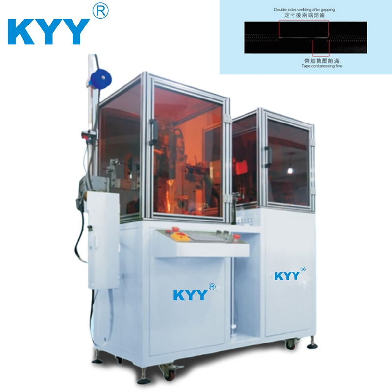 KYY Full-auto Intelligent Invisible Nylon Gapping And Welding Machine for Zipper Price