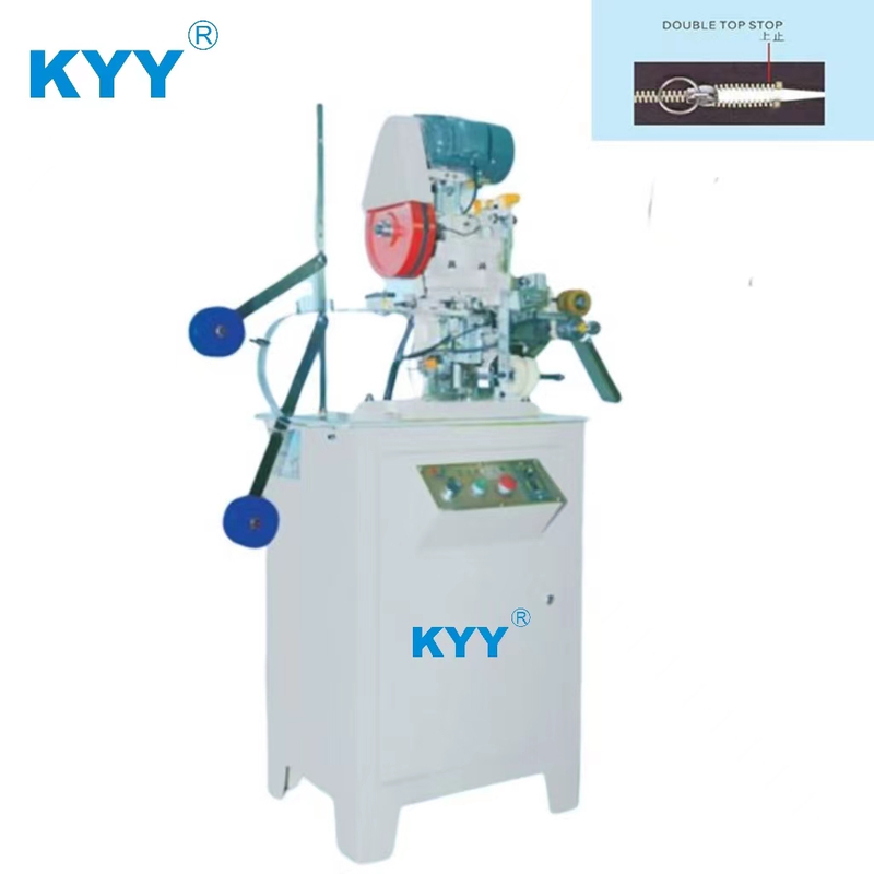 KYY Full-auto Metal Used Zipper Top Stop Making Machine