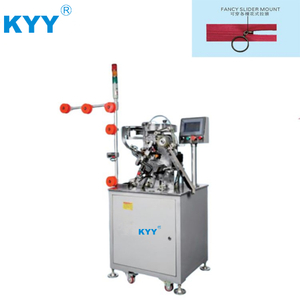 KYY Auto Invisible Fancy Zipper Slider Mounting Machine