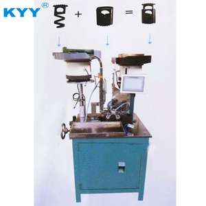 KYY High Quality Two in One Plastic Metal Stopper Button Assembly Making Machine