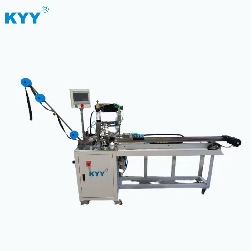 KYY Automatic Slider Mounting Cutting Machine, Nylon Zipper Making Machine, CFC Zipper Machine, Zipper Bag Machine 