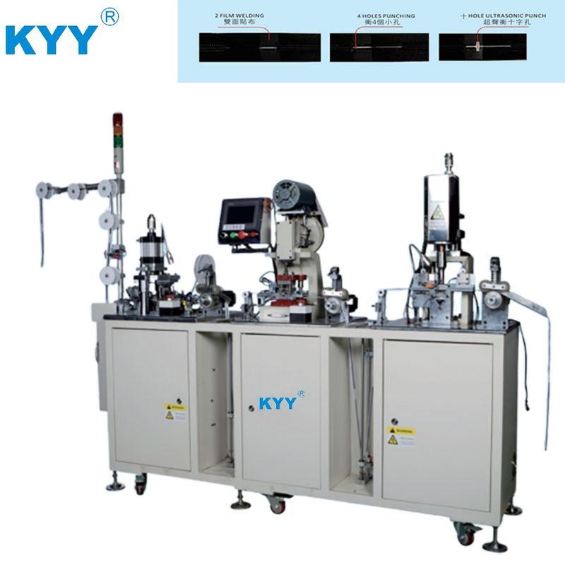 KYY Ultrasonic Film Sealing Small Hole Punch Big Hole Punch Three-in-one Zipper Machine