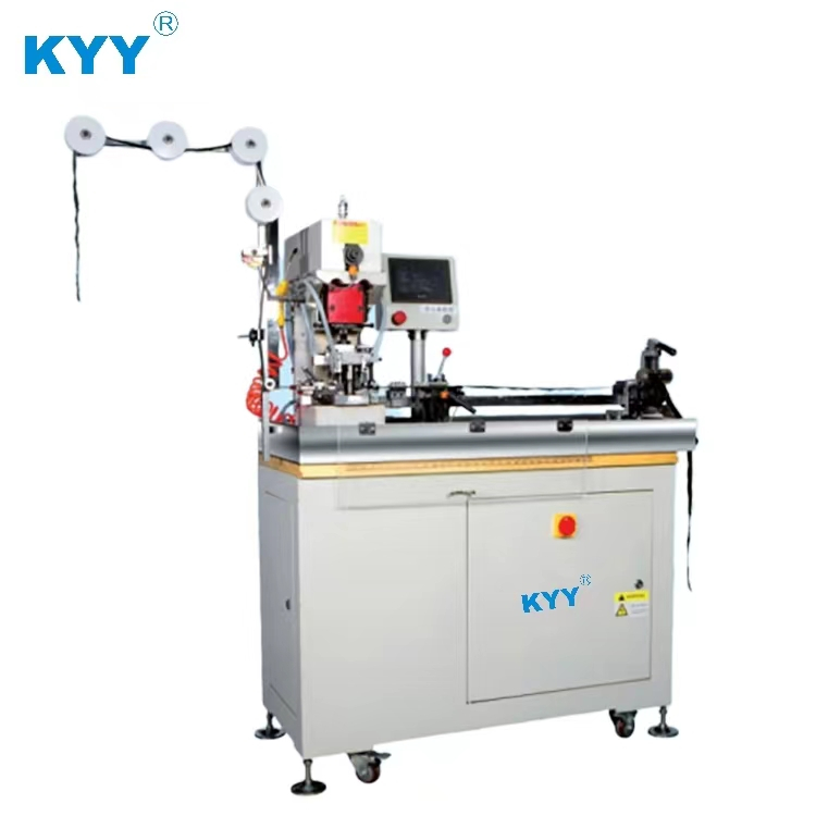 KYY Full-auto Intelligent Nylon Non-teeth Cut Zipper Gapping Machine Manufacturer