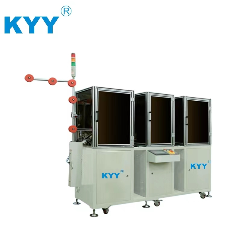 KYY Invisible Zipper Gapping Bottom Stop And Slider Mounting Three-in-one Machine Price
