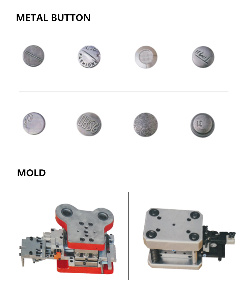 METAL BUTTON AND MOLD