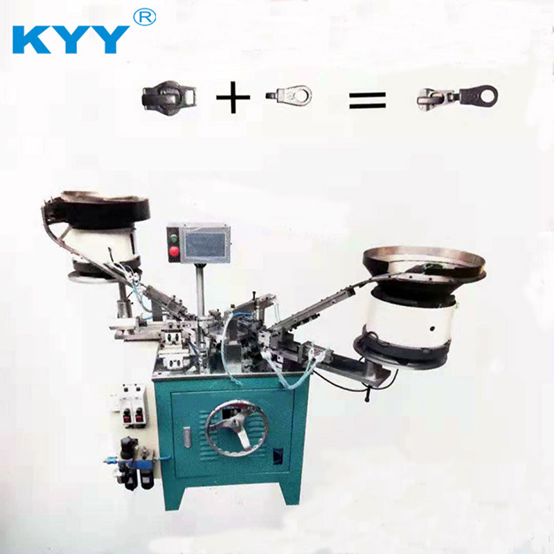 KYY High Quality Universal Zipper Slider Assembly Machine with Iron Hook And Special Puller China Factory