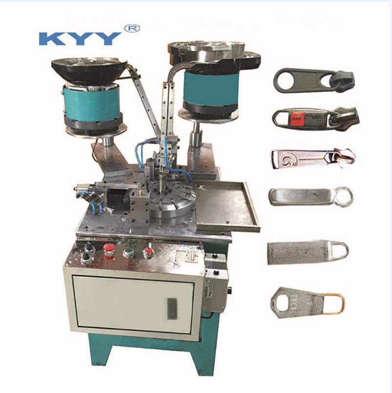 KYY Luggage Bag Non Lock Zipper Slider Assembly Machine