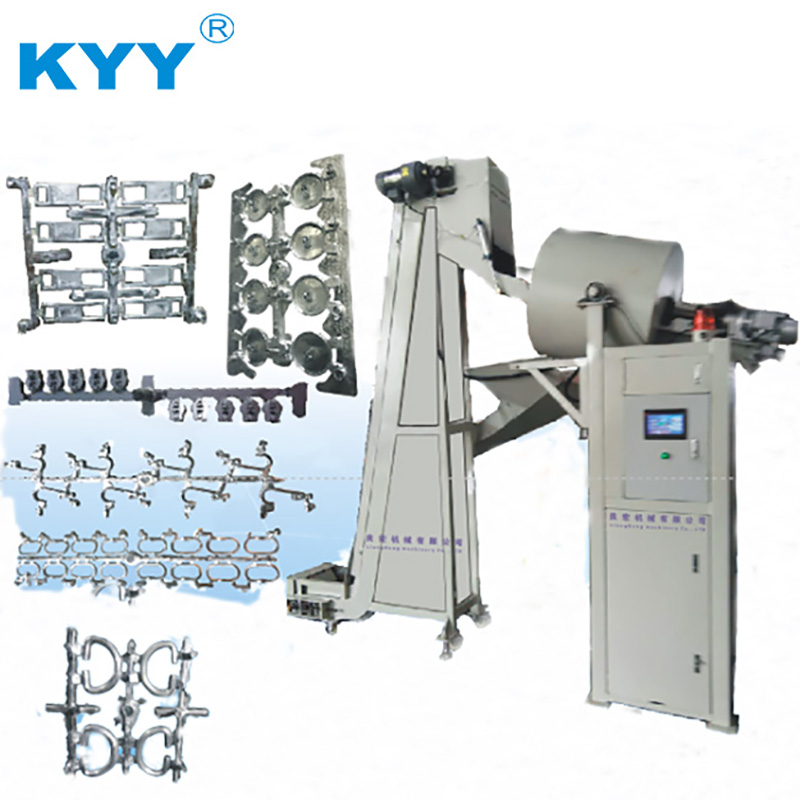 KYY Full Automatic Rolling Tumbling Zinc Alloy Die Casting Zipper