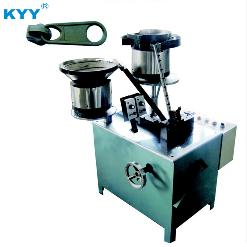 KYY High Quality Non Lock Luggage Bag Nylon Zipper Slider Assembly Making Machine China Factory